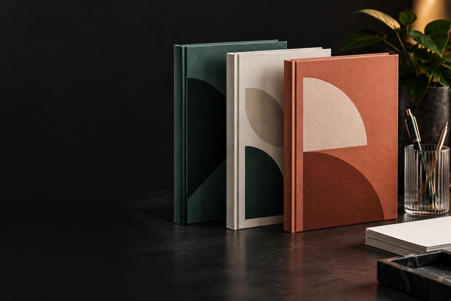 Livros e materiais de estudo organizados sobre uma mesa